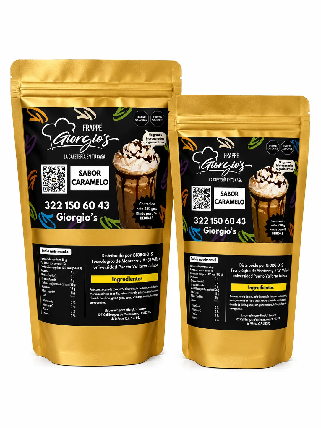 Comprar Frappé de Caramelo - Giorgio's