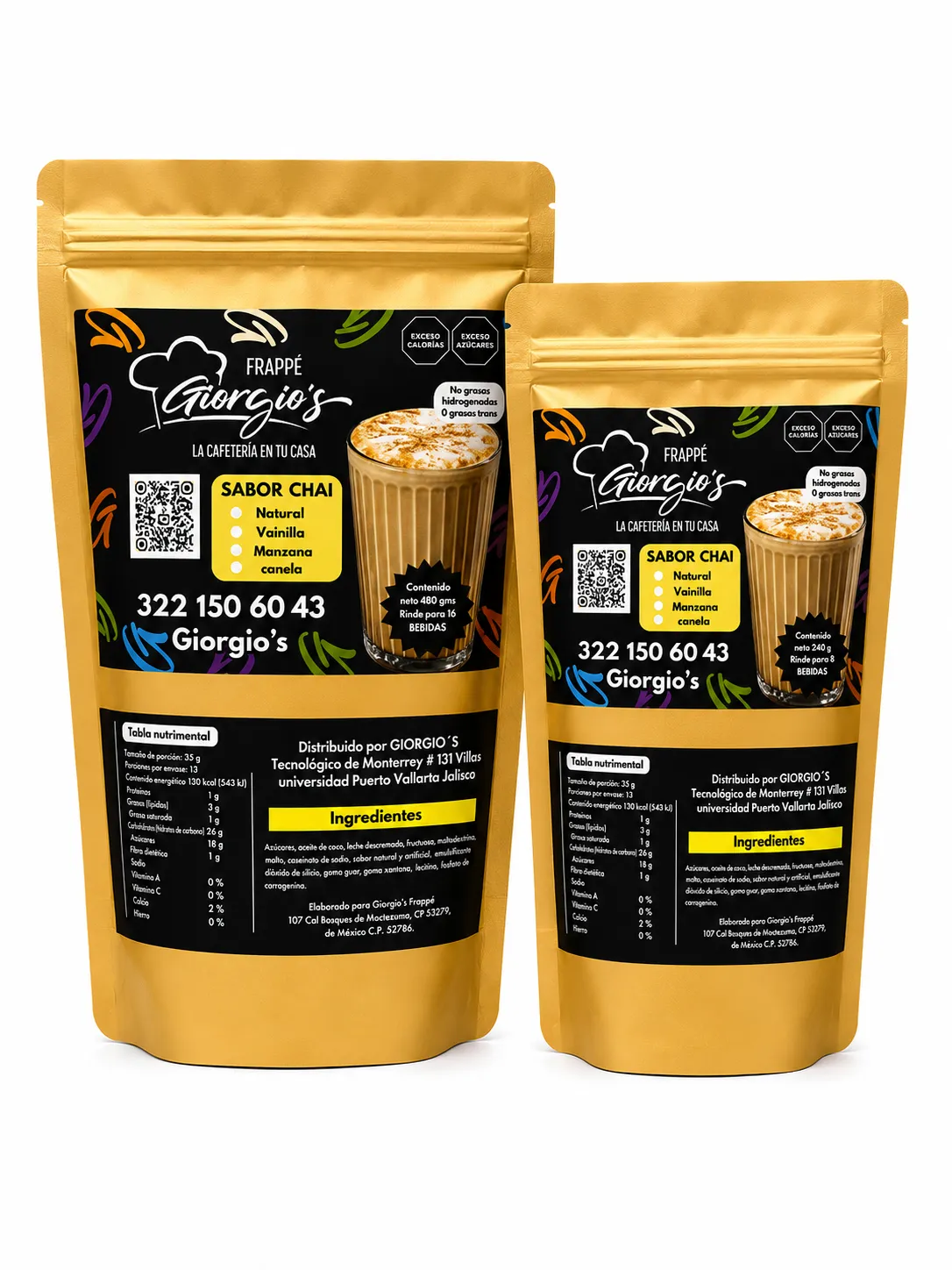 Comprar Frappé de Chai - Giorgio's