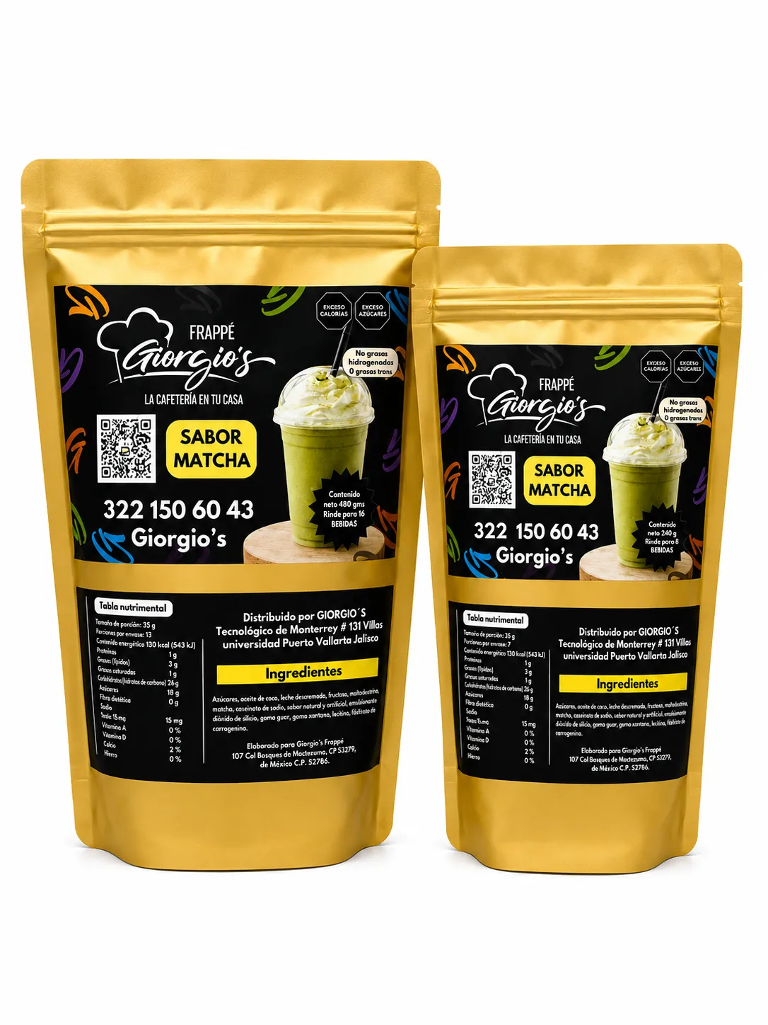 Comprar Frappé de Matcha - Giorgio's
