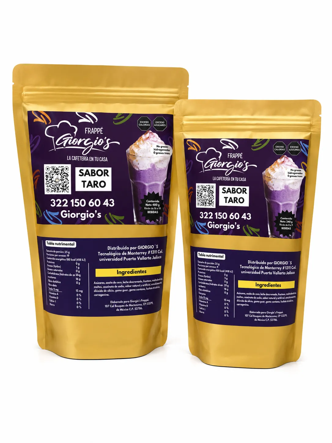 Comprar Frappé de Taro - Giorgio's