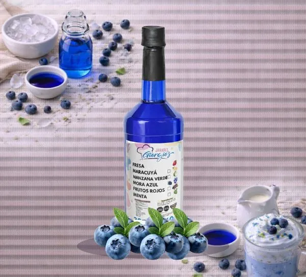 Comprar Jarabe sabor Mora Azul - Giorgio's